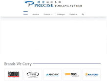 Tablet Screenshot of precisetooling.com.sg